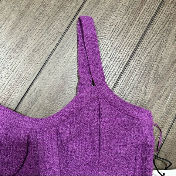 Japna purple corset crop top women’s size small - Picture 6 of 6